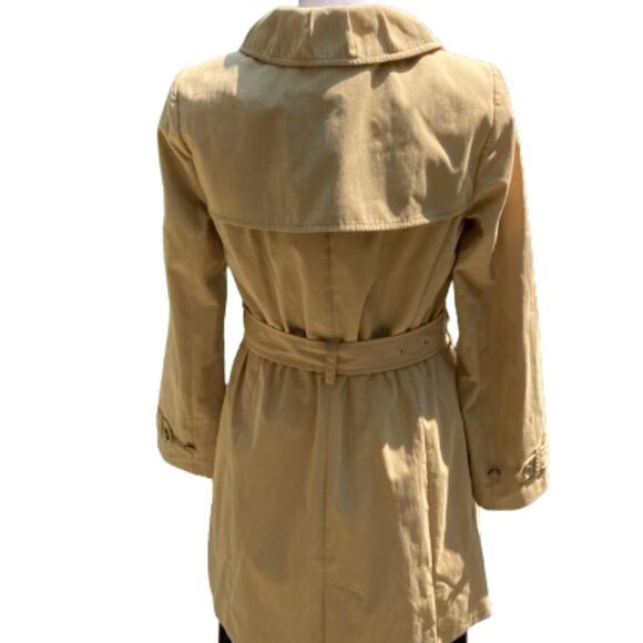 J. Crew Women's Trench Coat Khaki Double Breasted Classic Lined Collar Belt, 8P - Picture 15 of 15